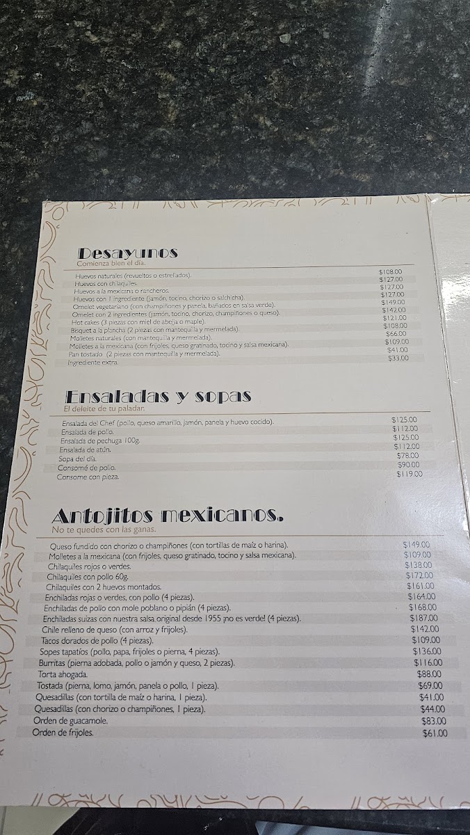 Restaurant Café Madrid Menu - Image 2